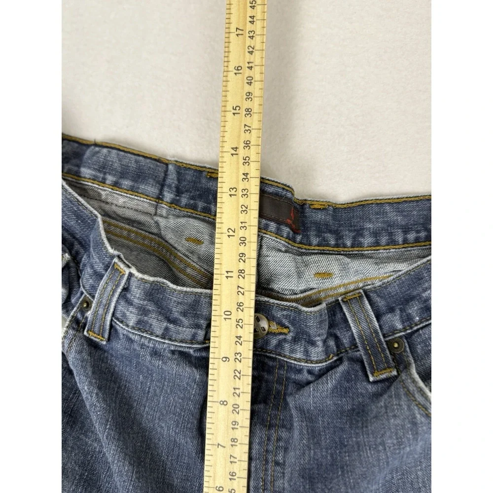 Perry Ellis America Blue Jeans Mens 35 x 31‎ Straight Leg Denim Casual Work